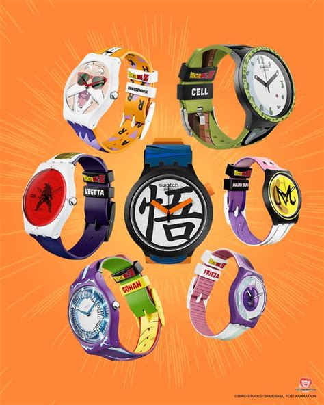 swatch x dragon ball z